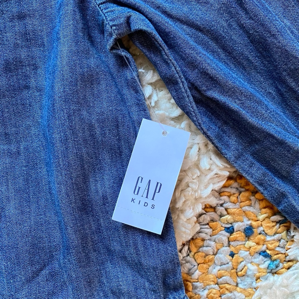 NWT Gap Chambray Dress - Picture 4 of 8